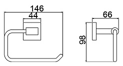 Timo Держатель туалетной бумаги Selene 12041/03 – фотография-2